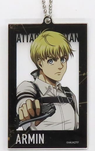 Armin Arlert Attack on Titan The Final Season Acrylic Big Tag BYT Illustration Pop Up Special Exhibition Jinarashi at Baseyard Tokyo Limited Key Chain [USED]