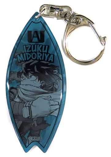 My Hero Academia Izuku Midoriya Surfboard Style Acrylic Keychain Jump Shop Summer Jump Collection 2023 Limited Keychains [USED]