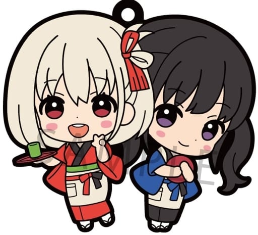Chisato Nishikigi Takina Inoue C Lycoris Recoil Buddycolle Rubber Mascot Key Ring [USED]