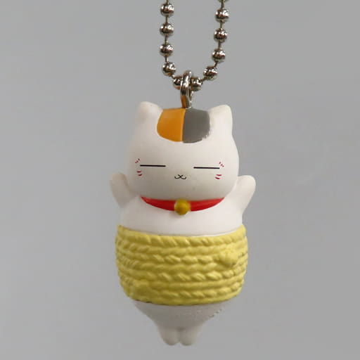 Haramaki & Nyanko-sensei Natsume's Book of Friends Nukunuku Nyanko-sensei Key Chain Key Chain [USED]