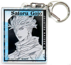 Satoru Gojo Jujutsu Kaisen 0 Key Frame Acrylic Key Chain Collection Animation Jujutsu Kaisen Exhibition Gekijo-ban Jujutsu Kaisen 0 hen Limited Key Chain [USED]