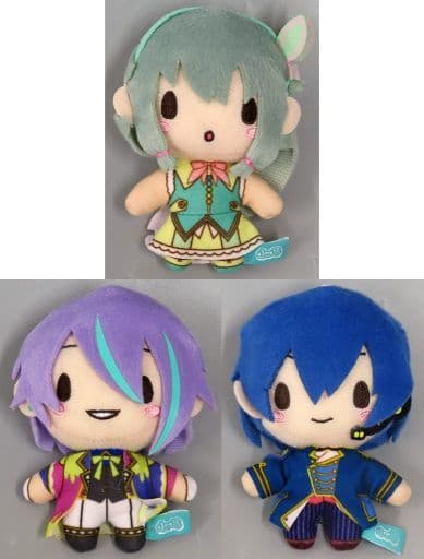 Nene Kusanagi, etc. Hatsune Miku: Colorful Stage! Fuwapuchi Mascot Wonderlands X Showtime Vol.2 EX All 3 Types Set Key Chain [USED]