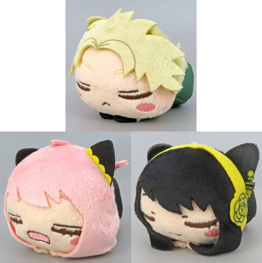 Anya Forger, etc. SPY x FAMILY Ohiruneko Mascot Vol.1 EX All 3 Types Set Key Chain [USED]
