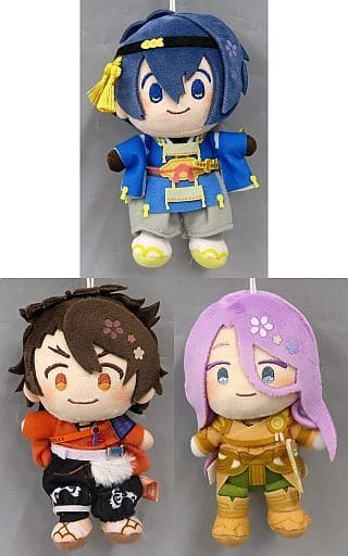 Mikazuki Munechika, etc. Wanpaku! Touken Ranbu Plush Mascot Vol.1 All 3 Types Set Mascot [USED]