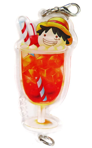 Monkey D. Luffy One Piece Have a Break! Series Cream Soda Connect Acrylic Charm Charm [USED]