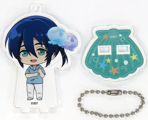 Banri Ogami IDOLiSH7 Trading Acrylic Stand Key Chain Dream Sailing Ver. Manager & President animate cafe Limited Key Chain [USED]