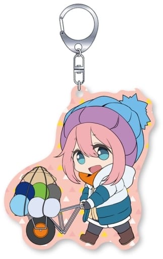 Niguruma Nadeshiko Rin Laid-Back Camp Season 2 Omoteura Acrylic Key Chain [USED]