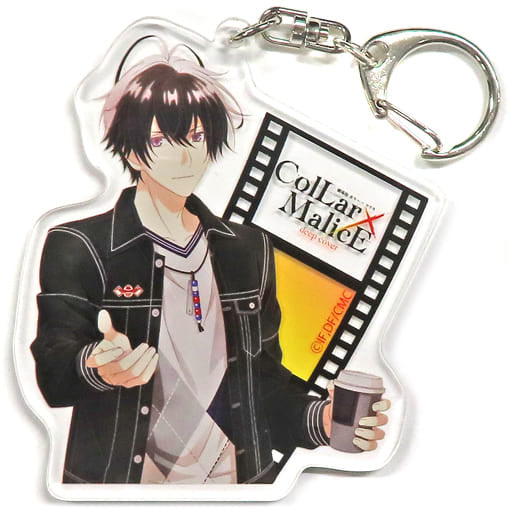 Aiji Yanagi Collar x Malice Movie: Deep Cover Online Campaign Kuji Acrylic Key Chain Release Commemorative Blu-ray & DVD Purchasers Limited Prize C Key Chain [USED]