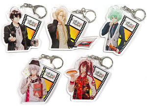 Aiji Yanagi, etc. Collar x Malice Movie: Deep Cover Online Campaign Kuji Acrylic Key Chain Release Commemorative Blu-ray & DVD Purchasers Limited Prize C All 5 Types Set Key Chain [USED]