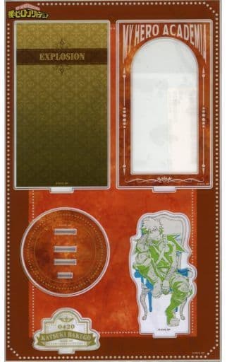My Hero Academia Katsuki Bakugo Diorama Acrylic Stand Sit! Chair! Line Art Ver. Acrylic Stands [USED]