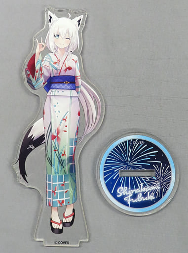 Shirakami Fubuki VTuber Hololive 3D Acrylic Stand Smiley Harmony Ver. Hololive Summer 2023 Exclusive Acrylic Stands [USED]