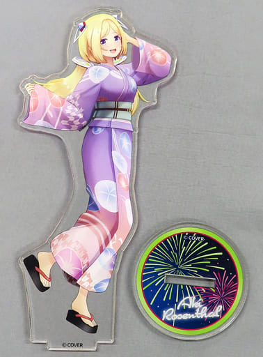 Aki Rosenthal VTuber Hololive 3D Acrylic Stand Smiley Harmony Ver. Hololive Summer 2023 Exclusive Acrylic Stands [USED]