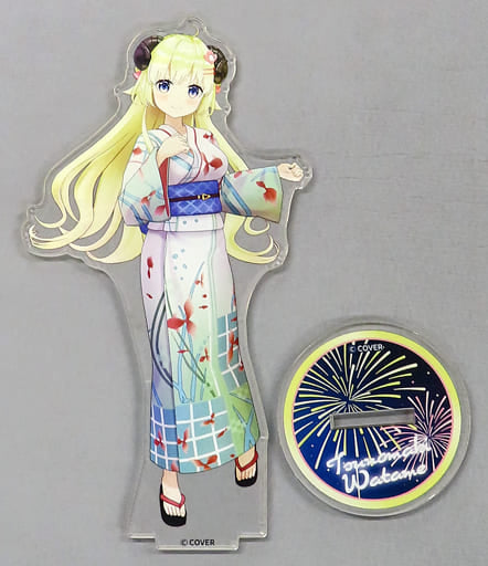 Tsunomaki Watame VTuber Hololive 3D Acrylic Stand Smiley Harmony Ver. Hololive Summer 2023 Exclusive Acrylic Stands [USED]