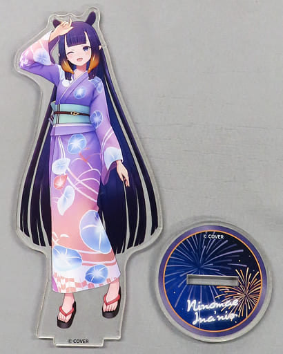 Ina'nis Ninomae VTuber Hololive 3D Acrylic Stand Smiley Harmony Ver. Hololive Summer 2023 Exclusive Acrylic Stands [USED]