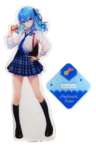 Hoshimachi Suisei VTuber Hololive Shiranui Constructions Big Acrylic Stand 7net Shopping Limited Acrylic Stands [USED]