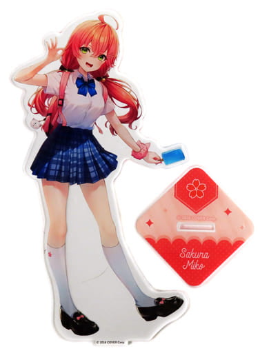 Sakura Miko VTuber Hololive Shiranui Constructions Big Acrylic Stand 7net Shopping Limited Acrylic Stands [USED]
