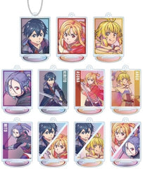 Kirito, etc. Sword Art Online: Progressive Scherzo of Deep Night Ani-Art Clear Label Trading Acrylic Stand Keychain All 11 Types Set Key Chain [USED]