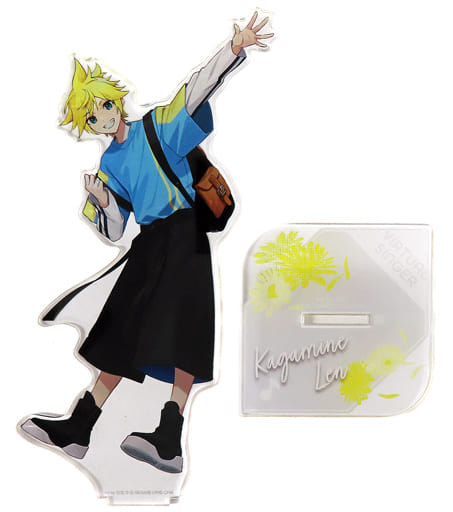 Len Kagamine Hatsune Miku: Colorful Stage! Acrylic Stand 3rd Anniversary Thanksgiving Limited Acrylic Stands [USED]
