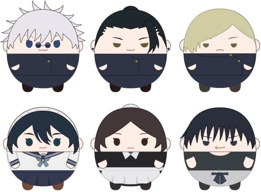 Satoru Gojo, etc. Jujutsu Kaisen Season 2 Fuwakororin 004 All 6 Types Set Key Chain [USED]