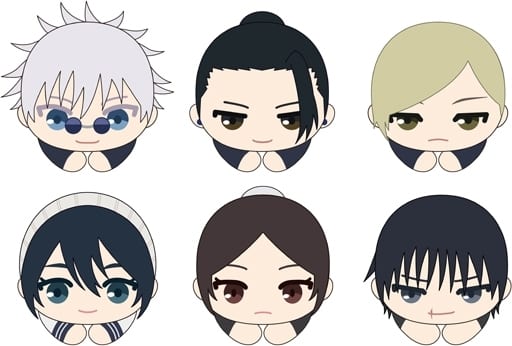 Amanai Riko, etc. Jujutsu Kaisen Season 2 Hagu Chara Collection 004 All 6 Types Set Key Chain [USED]