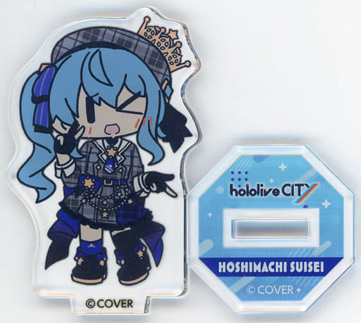 Hoshimachi Suisei VTuber Hololive Mini Acrylic Stand hololive CITY Attractions Exclusive Acrylic Stands [USED]