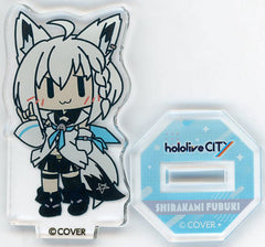 Shirakami Fubuki VTuber Hololive Mini Acrylic Stand hololive CITY Attractions Exclusive Acrylic Stands [USED]