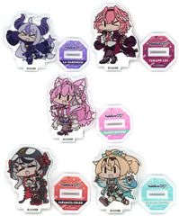 La+ Darknesss, etc. VTuber Hololive Secret Society holoX Mini Acrylic Stand hololive CITY Attractions Exclusive 5 Piece Set Acrylic Stands [USED]