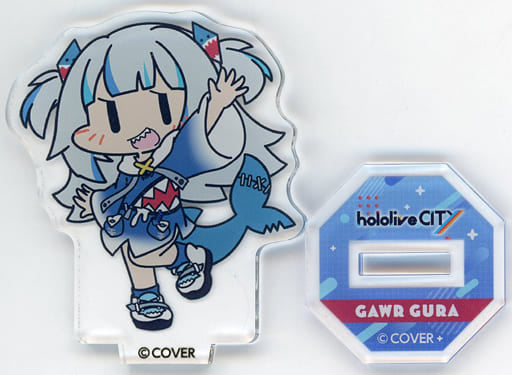 Gawr Gura VTuber Hololive Mini Acrylic Stand hololive CITY Attractions Exclusive Acrylic Stands [USED]
