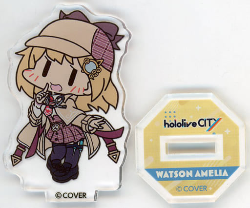 Amelia Watson VTuber Hololive Mini Acrylic Stand hololive CITY Attractions Exclusive Acrylic Stands [USED]