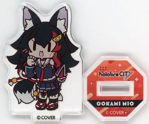 Ookami Mio VTuber Hololive Mini Acrylic Stand hololive CITY Attractions Exclusive Acrylic Stands [USED]