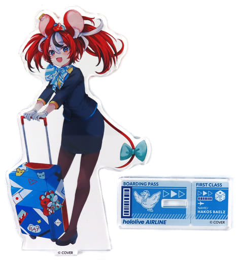 Hakos Baelz VTuber Hololive Acrylic Stand Hololivecity Hololive Airline Exclusive Acrylic Stands [USED]