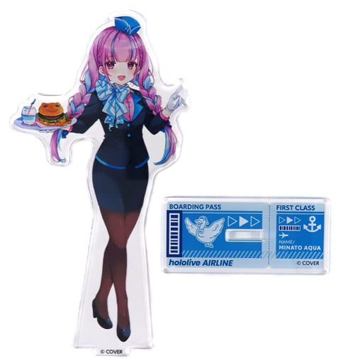 Minato Aqua VTuber Hololive Acrylic Stand Hololivecity Hololive Airline Exclusive Acrylic Stands [USED]