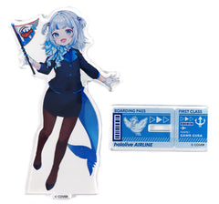Gawr Gura VTuber Hololive Acrylic Stand Hololivecity Hololive Airline Exclusive Acrylic Stands [USED]