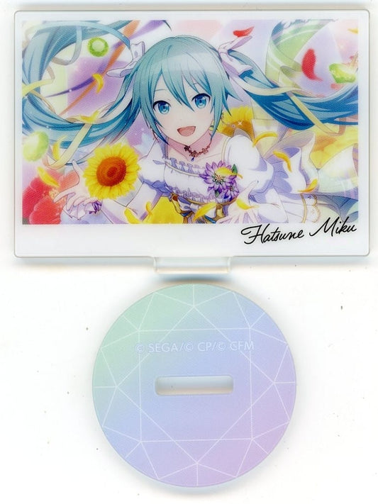 Hatsune Miku Hatsune Miku: Colorful Stage! Anniversary Birthday Card Illustration Acrylic Stand Collection A Acrylic Stands [USED]
