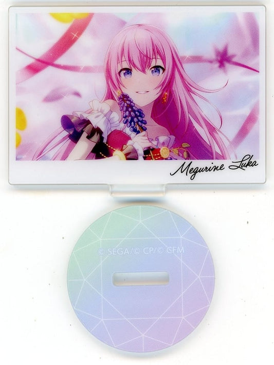 Megurune Ruka Hatsune Miku: Colorful Stage! Anniversary Birthday Card Illustration Acrylic Stand Collection A Acrylic Stands [USED]