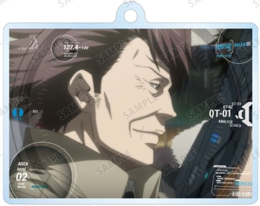 Tomomi Masaoka Psycho-Pass 10th Anniversary Trading Scene Acrylic Key Chain Key Chain [USED]