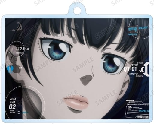 Yayoi Kunizuka Psycho-Pass 10th Anniversary Trading Scene Acrylic Key Chain Key Chain [USED]