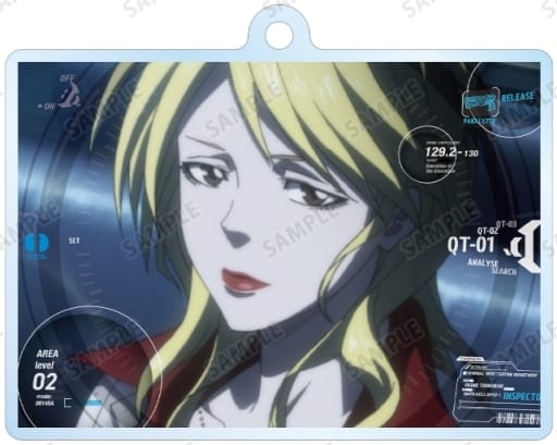 Shion Karanomori Psycho-Pass 10th Anniversary Trading Scene Acrylic Key Chain Key Chain [USED]