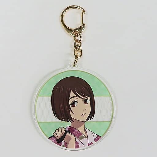 Ieiri Shouko Up Jujutsu Kaisen Newly Drawn Illustration Kaigyoku Gyokusetsu Yukata Ver. Trading Acrylic Key Chains Asakusa Hanayashiki Limited Key Chain [USED]