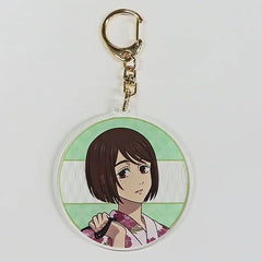 Ieiri Shouko Up Jujutsu Kaisen Newly Drawn Illustration Kaigyoku Gyokusetsu Yukata Ver. Trading Acrylic Key Chains Asakusa Hanayashiki Limited Key Chain [USED]
