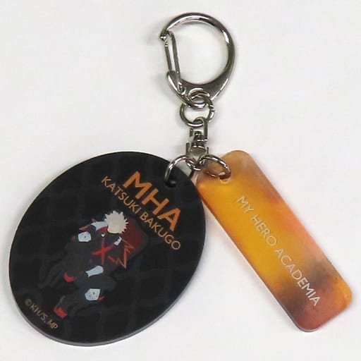 My Hero Academia Katsuki Bakugo Acrylic Keychain Sit! Chair! Icon Illustration Ver. Keychains [USED]