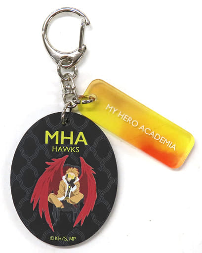 My Hero Academia Hawks Acrylic Keychain Sit! Chair! Icon Illustration Ver. Keychains [USED]
