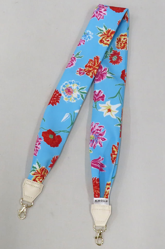 Camus Uta no Prince Sama K.M U.P Summer Bloom Fabric Shoulder Strap Shining Store 10th Anniversary Limited Key Chain [USED]