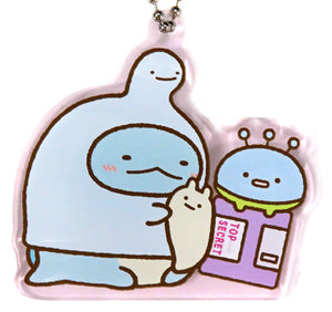 Tokage Sumikko Gurashi Fushigi na Otomodachi Acrylic Key Chain Cafe Mysterious Friends Limited Key Ring [USED]