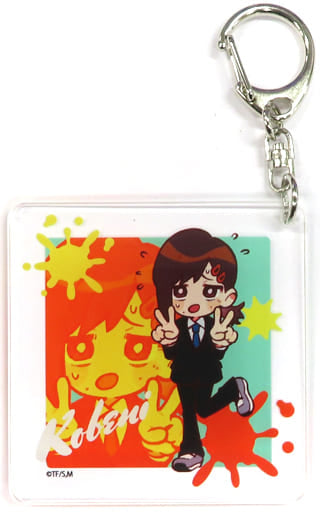 Chainsaw Man Kobeni Higashiyama Acrylic Keychain Mini Character Chainsaw Man Animation Exhibition Limited Keychains [USED]