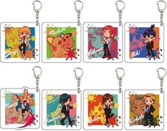 Chainsaw Man Denji & Others Acrylic Keychain Mini Character Chainsaw Man Animation Exhibition Limited All 8 Types Set Keychains [USED]