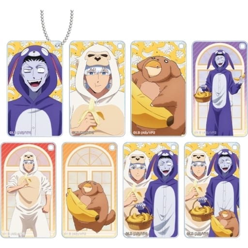 Draluc, etc. The Vampire Dies in No Time 2 Newly Drawn Illustration Kigurumi Pajamas Ver. Trading Square Acrylic Keychain All 8 Types Set Key Chain [USED]
