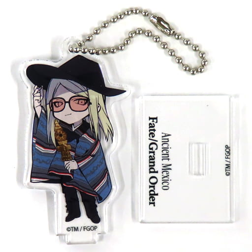 Assassin/Tezcatlipoca Fate/Grand Order Acrylic Stand Key Chain Special Exhibition Ancient Mexico Maya, Aztec, Teotihuacan Limited Key Chain [USED]