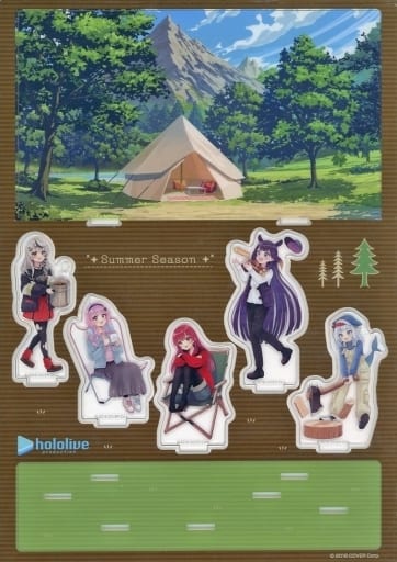 Umisea VTuber Hololive Acrylic Diorama Summer Season Acrylic Stands [USED]