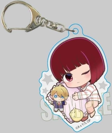 Kana Arima Good Night Ver. Oshi No Ko Gyugyutto Acrylic Key Chain Key Ring [USED]